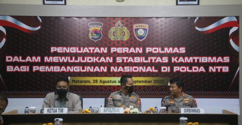 kapus litbang lakukan penelitian terhadap ditbinmas dan biro sdm ntb 49327