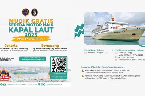 kemenhub buka pendaftaran mudik jalur laut ini syaratnya 55756