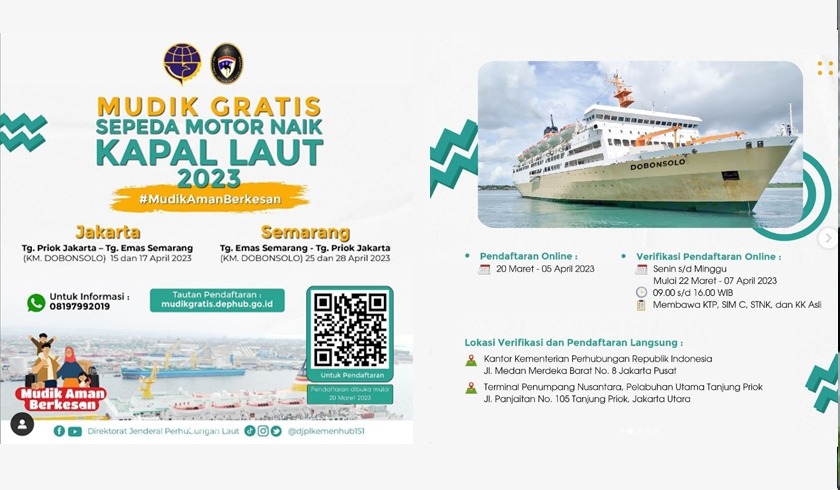 kemenhub buka pendaftaran mudik jalur laut ini syaratnya 55756