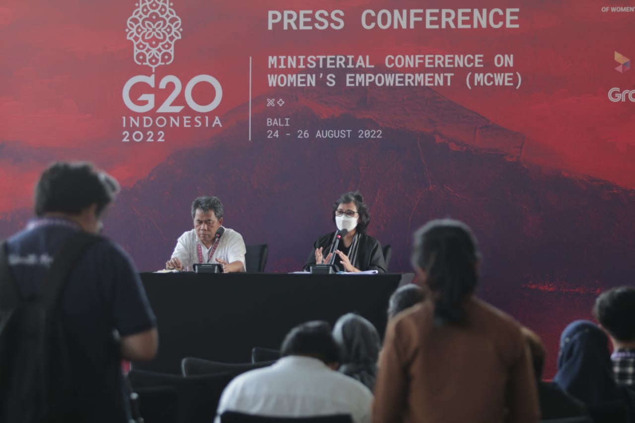 kemenpppa konferensi tingkat menteri g20 tentang pemberdayaan perempuan g20 mcwe angkat 3 isu utama perempuan 49185