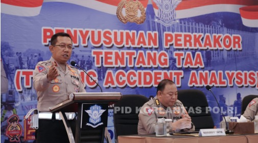 kurangi fatalitas korban laka lantas korlantas polri susun pedoman traffic accident analysis 74965
