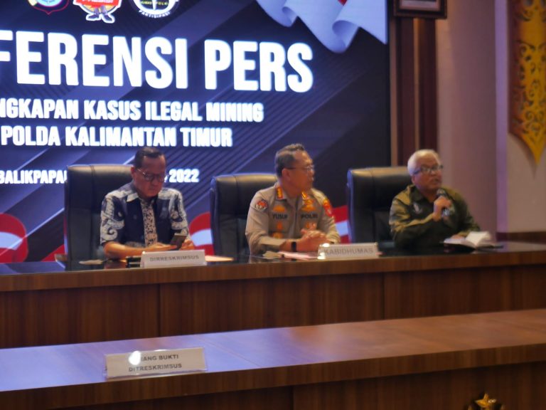 kurun waktu sebulan polda kaltim berhasil ungkap 4 kasus ilegal mining 50255