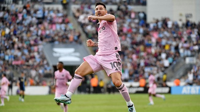 lagi lagi messi cetak gol bawa inter miami ke final leagues cup 62351
