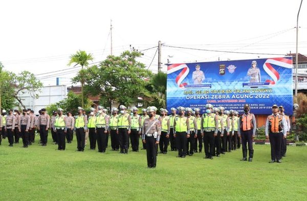 laksanakan operasi zebra agung 2022 polda bali utamakan tilang secara elektronik 51823