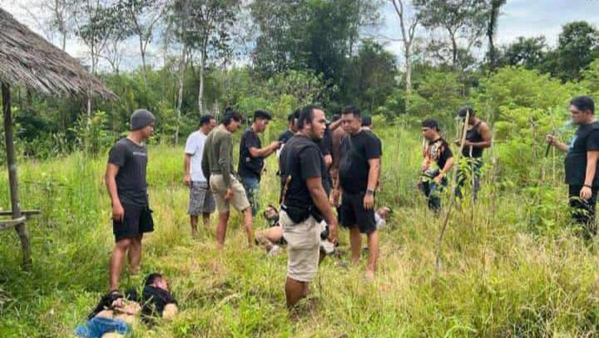 lima tahanan narkoba yang kabur di polres tapin berhasil ditangkap satu masih buron 57344