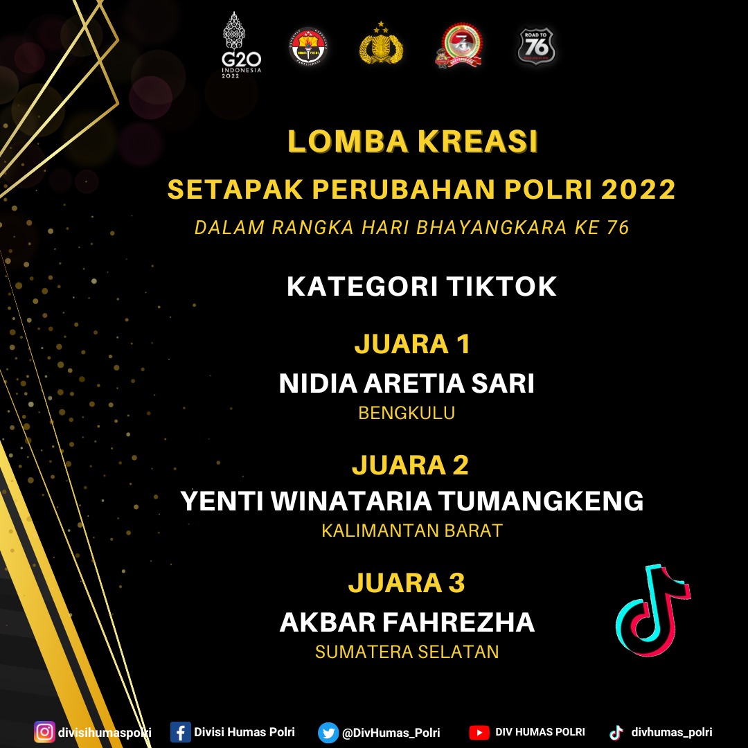 lomba setapak perubahan polri dan surat untuk kapolri semarakkan hut bhayangkara ke 76 47638