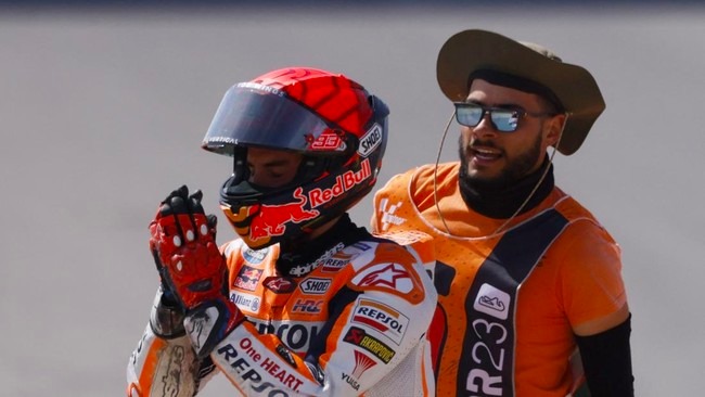 marc marquez resmi mundur di motogp belanda 2023 60074