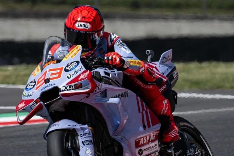 marquez tercepat di sprint race motogp aragon 2024 bagnaia ketinggalan 78258