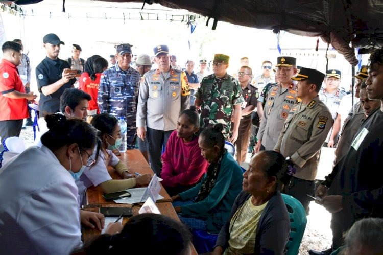 memperingati hari bhayangkara ke 78 polda ntt gelar kegiatan pengobatan gratis pada masyarakat uitao 75741