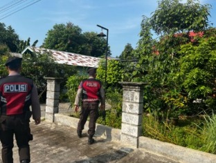 menjelang pilkada serentak 2024 polres bengkulu selatan laksanakan patroli rutin 76219
