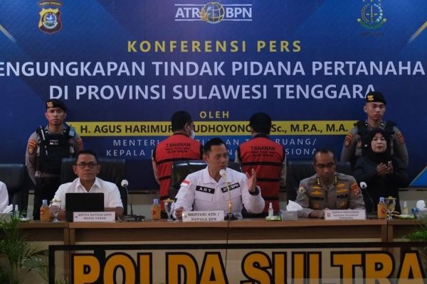 menteri atr bpn apresiasi satgas anti mafia tanah polda sutra 73141