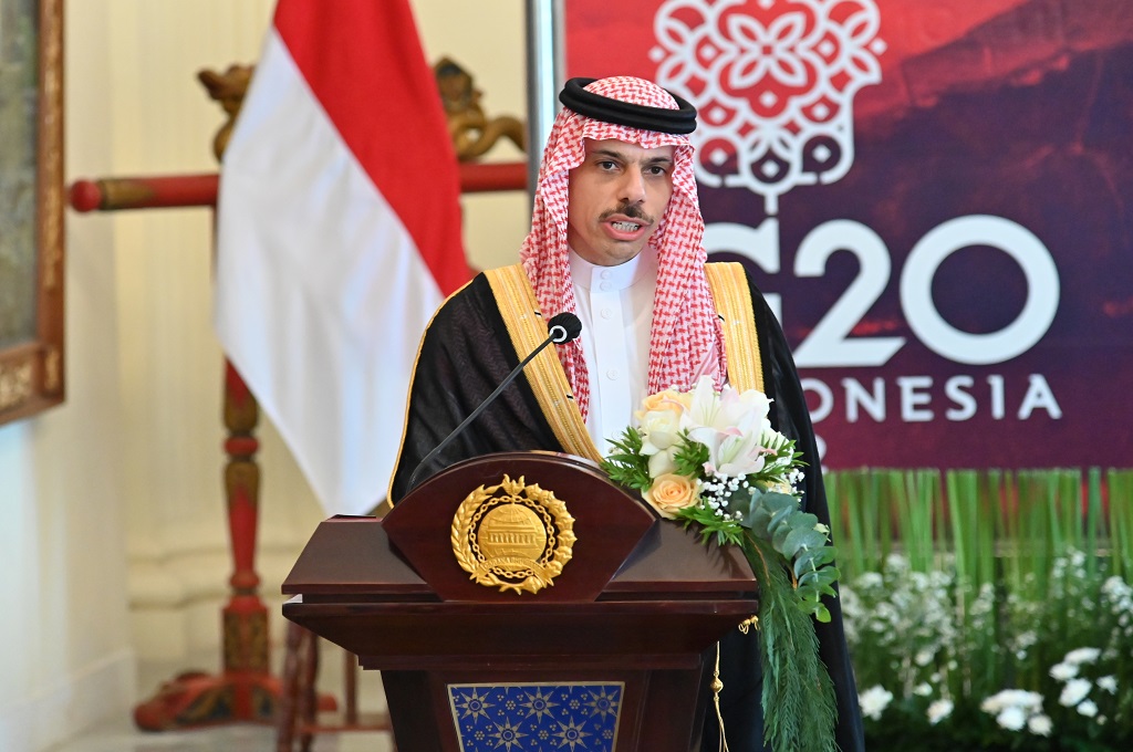 menteri luar negeri arab saudi puji presidensi indonesia di g20 47376