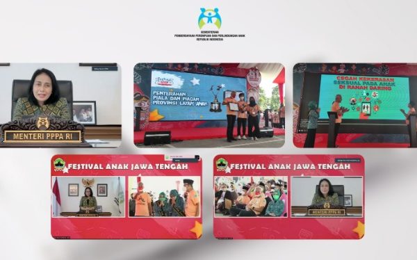 momentum han 2022 menteri pppa ajak seluruh pihak lindungi anak dari dampak negatif internet 48565