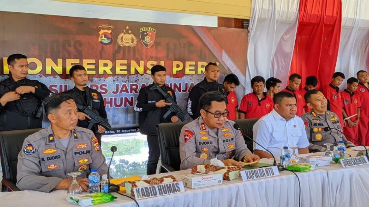 operasi jaran rinjani 2023 polda ntb berhasil mengungkap 253 kasus kejahatan 62387
