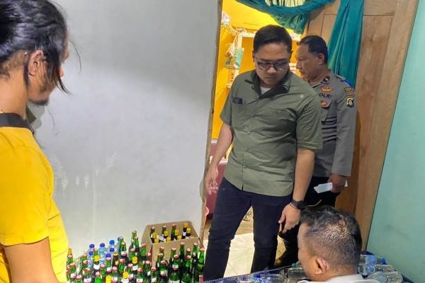 operasi pekat otonaha polres gorontalo kota sita ratusan botol miras 51808