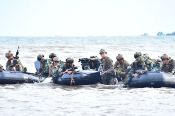 panglima tni gubernur kapolda sumsel dan pangdam ii sriwijaya hadiri latgabma super garuda shield 2022 yang diikuti oleh ribuan personel tentara dari 13 negara 48734