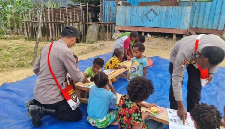 peduli pendidikan binmas noken terus asah kemampuan dan bakat anak okmakot 52092