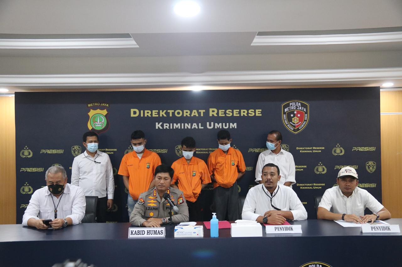 pelaku pencurian dengan kekerasan berhasil diamankan polda metro jaya 48067