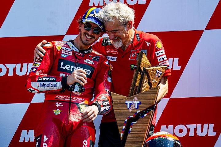 pembalap ducati francesco bagnaia berhasil menang di motogp belanda 2023 60117