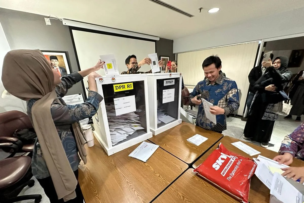 pemungutan suara pada 10 februari ppln washington dc telah terima 258 surat suara 69961