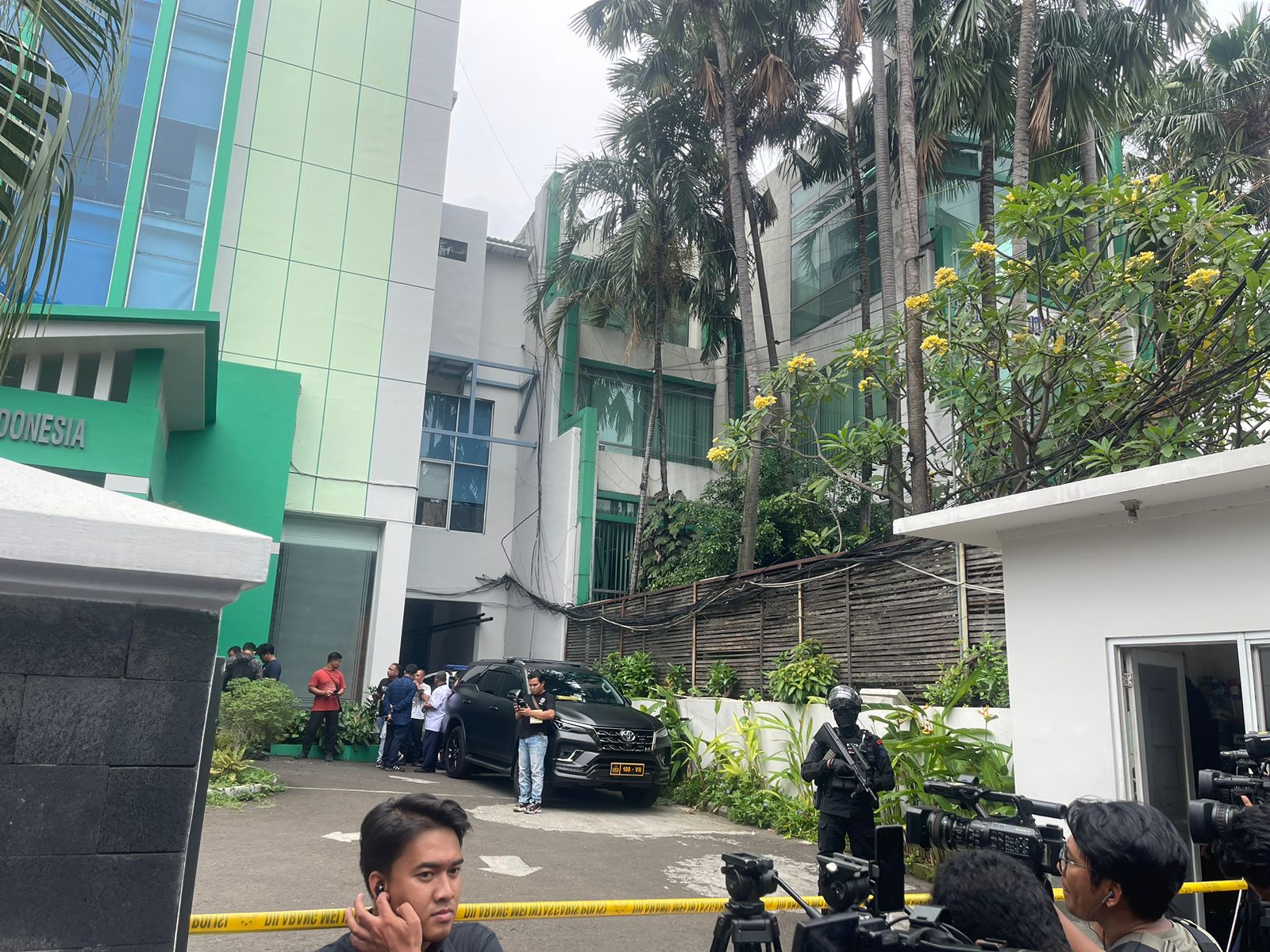 penembakan di kantor mui polisi sita rekaman cctv 57615