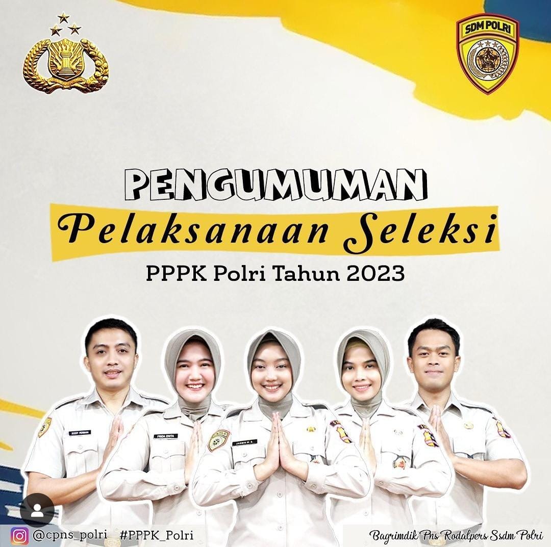 pengumuman pelaksanaan seleksi pppk polri tahun 2023 64071