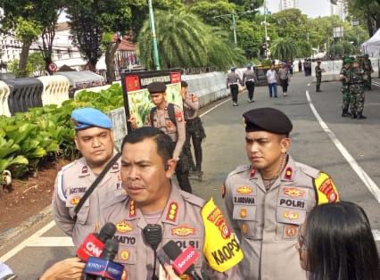 perhatikan ada rekayasa lalin di sekitar monas hari ini 74893