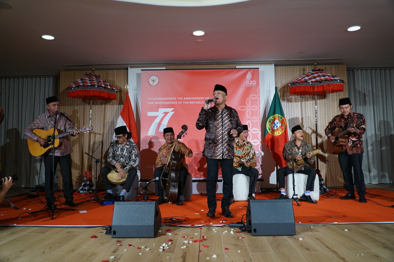 peringatan hut ke 77 ri kbri lisabon di portugal musik keroncong meriahkan resepsi diplomatik 50084