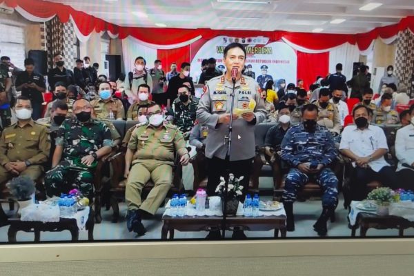 peringati hari kemerdekaan ri ke 77 polda riau targetkan 26 ribu dosis vaksinasi 49003