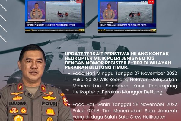 peristiwa hilang kontak helikopter polri nbo 105 p1103 di belitung timur 51923