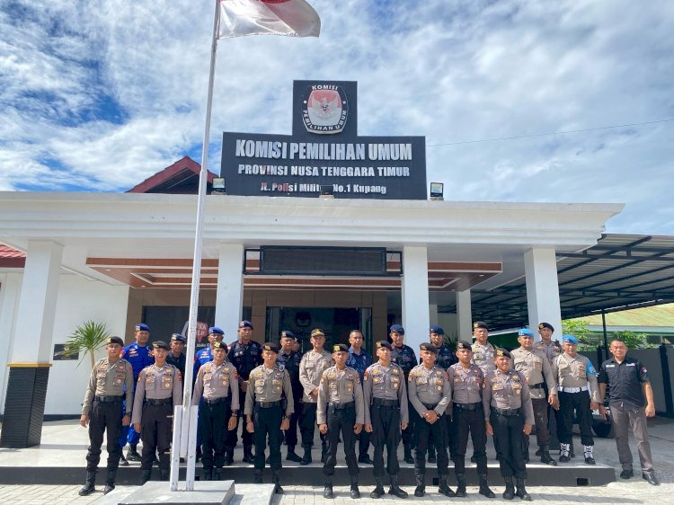 personel satgas ops mantap brata turangga gelar pengamanan kondisi kamtibmas selama penetapan hasil pemilu 2024 72810