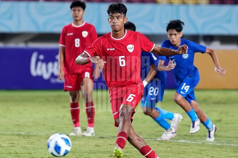 piala aff u 16 2024 timnas indonesia hajar timnas singapura 3 0 tanpa balas 75547