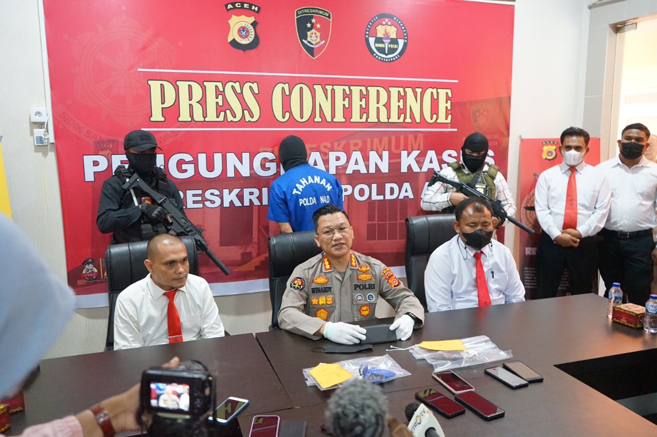 polda aceh berhasil tangkap otak penembakan di aceh 47374