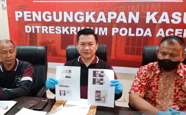polda aceh tetapkan tersangka penyebar video pembakaran bendera merah putih di medsos 49272