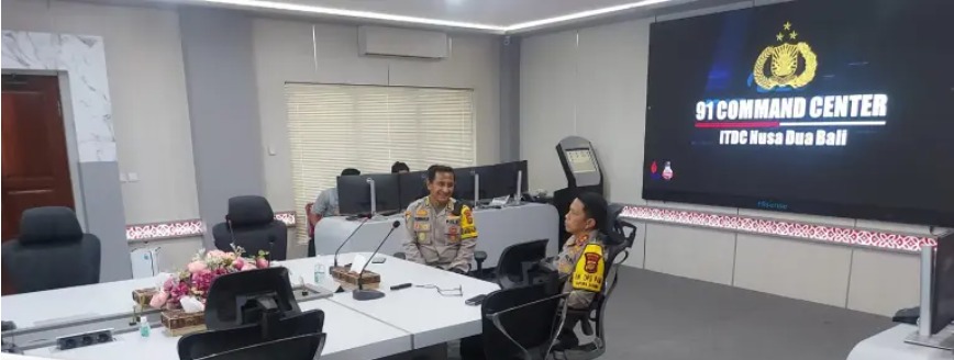 polda bali pastikan pengamanan operasi gapura agung v 2022 melalui command center 48247