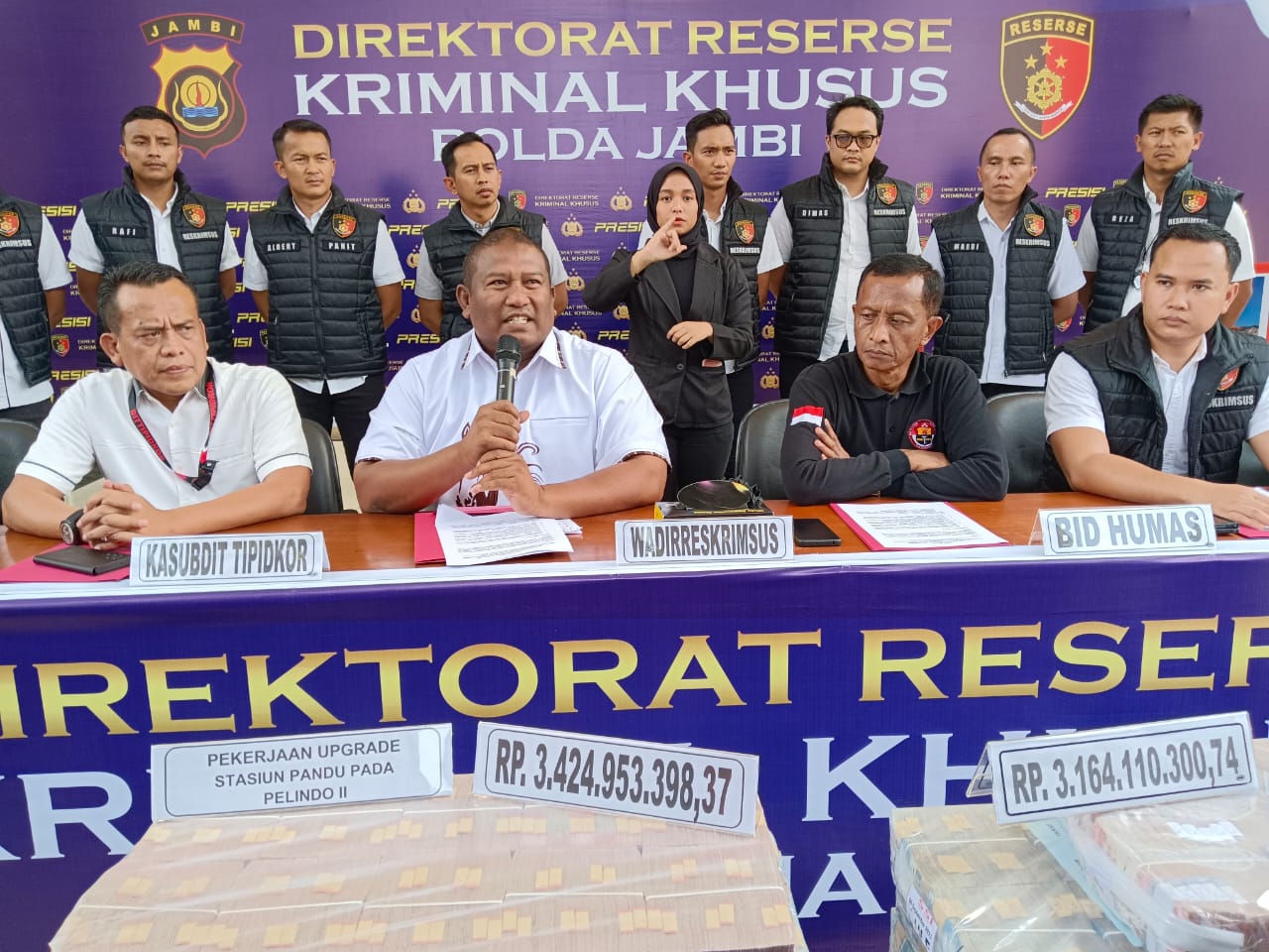 polda jambi bongkar dugaan korupsi proyek stasiun 5 orang jadi tersangka 63594