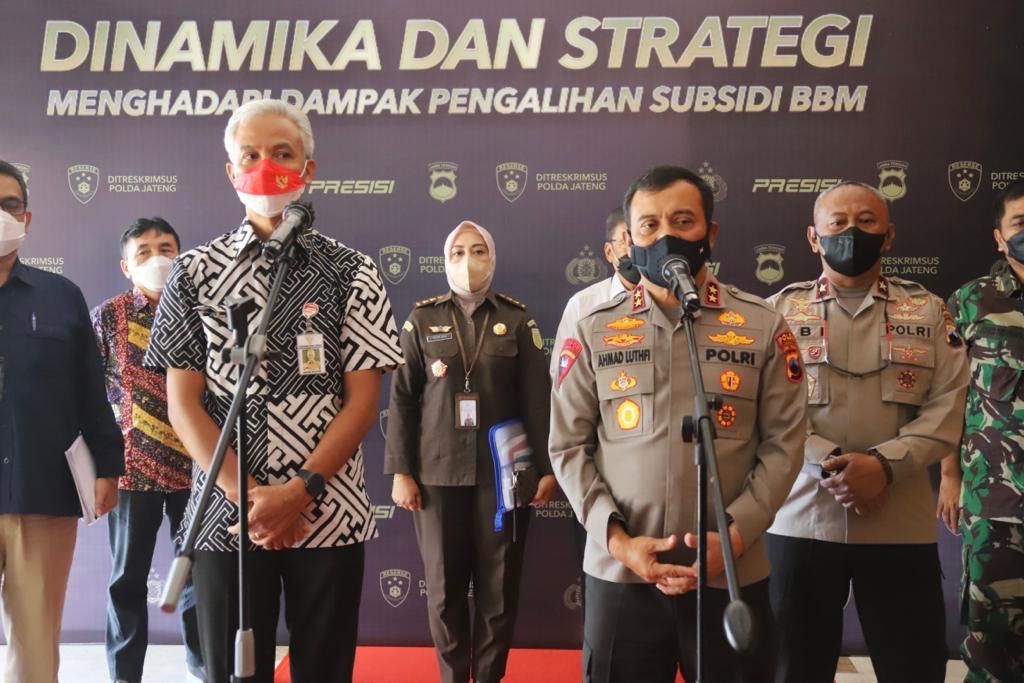 polda jateng gandeng sejumlah komponen masyarakat bahas dampak pengalihan subsidi bbm 50151