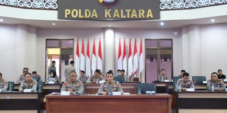 polda kaltara dan polres jajaran gelar latpraops operasi keselamatan kayan 2025 83853