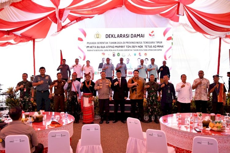 polda ntt gelar deklarasi pilkada damai untuk wujudkan pemilu aman dan kondusif 79224