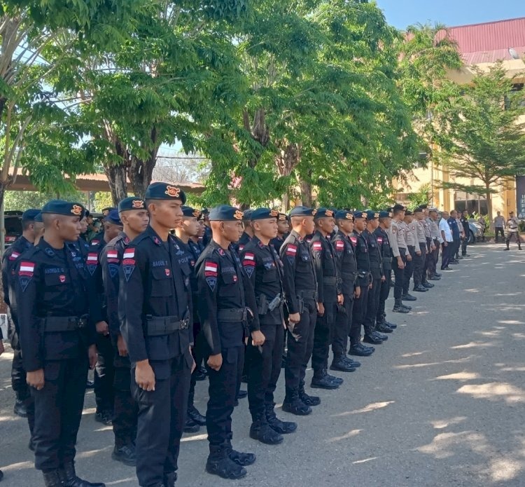 polda ntt kerahkan 96 personel bko untuk penanganan konflik di adonara barat 80129