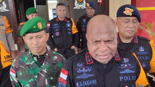 polda papua tempatkan satu regu brimob di wilayah rawan saat pemilu 2024 66370