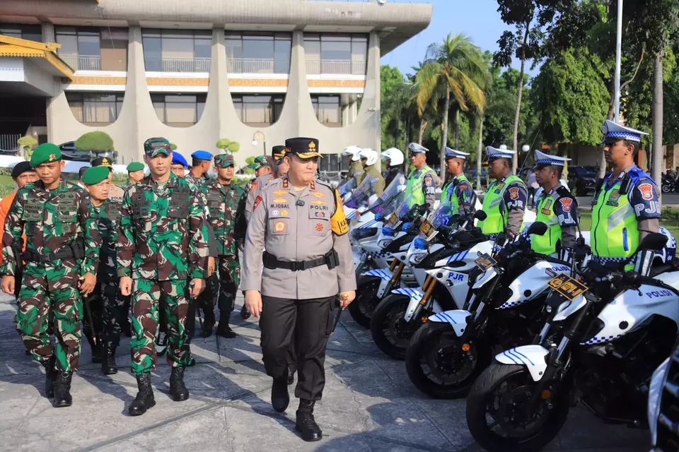 polda riau siagakan 1 200 personel pengamanan kunker presiden jokowi ke riau 74616