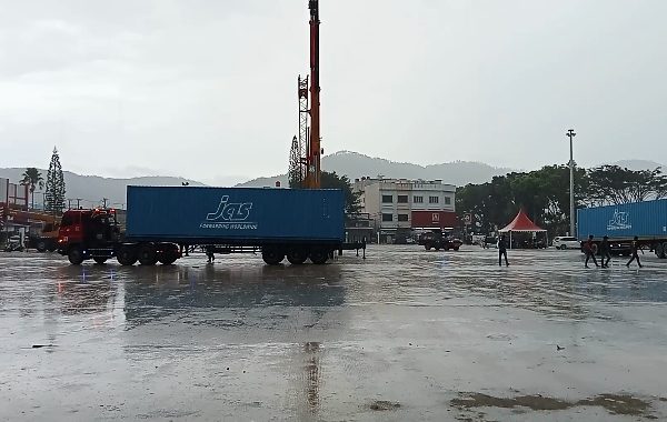 polda sumut kawal ketat pengantaran kontainer kapal cepat peserta f1 powerboat 54484