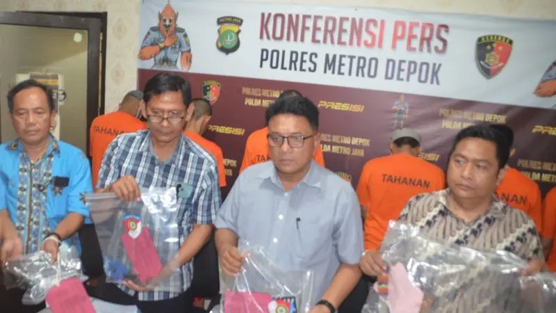 polisi amankan enam pelaku curanmor yang beraksi di depok 67719