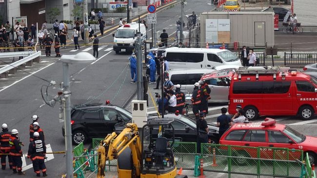 polisi beberkan motif pelaku tembak eks pm jepang shinzo abe 48145