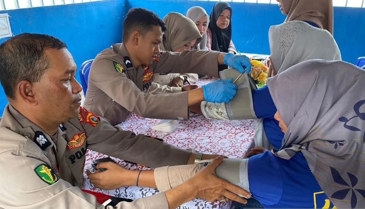 polisi menggelar pemeriksaan kesehatan warga binaan perempuan di aceh barat 61949