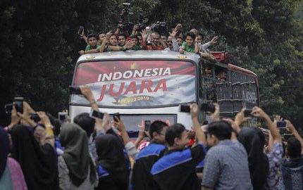 polisi siapkan rekayasa lalu lintas di rute arak arakan timnas u 22 58395