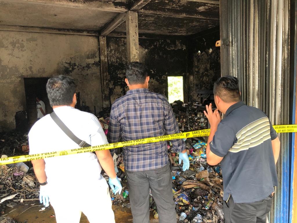 polres kaur dalami penyebab kebakaran ruko 54294