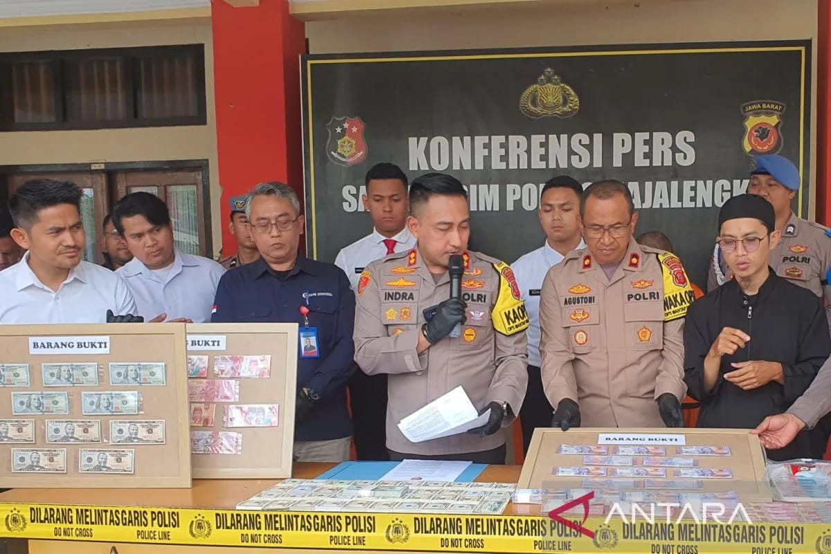 polres majalengka bongkar praktik pembuatan dan peredaran uang palsu 79230