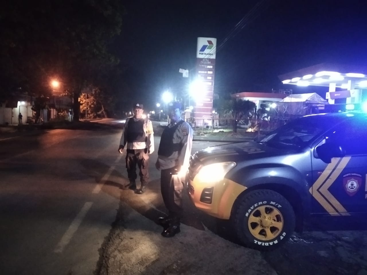 polres pringsewu lakukan patroli malam pasca pemilukada 2024 81668